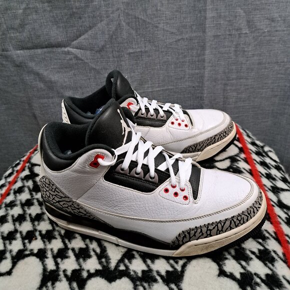 %Size 10 Nike Air Jordan 3 Retro Infrared Men Sneakers AJ26 main image 12